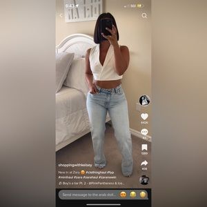 Top and jeans